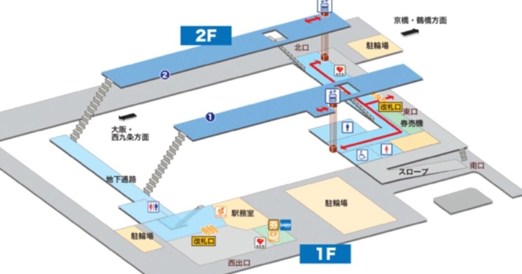 桜ノ宮駅のタクシー乗り場はどこ？