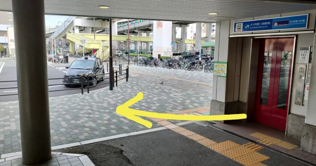 弁天町駅のタクシー乗り場はどこ?