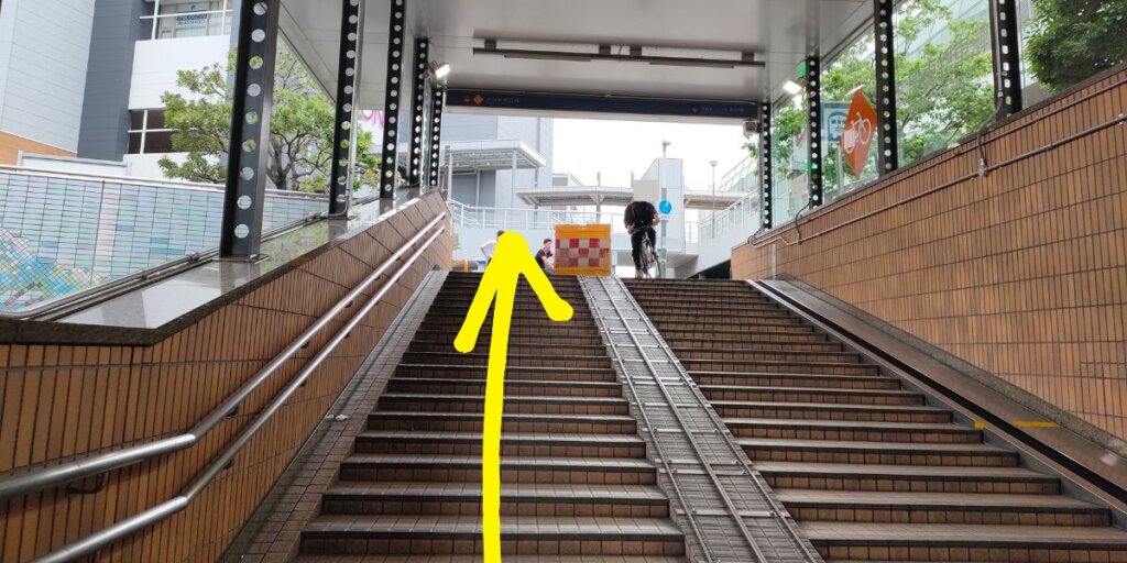 地下鉄谷町線・大日駅からタクシー乗り場への行き方
