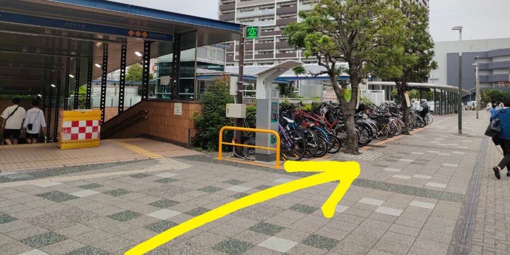 大阪モノレール・大日駅からタクシー乗り場への行き方
