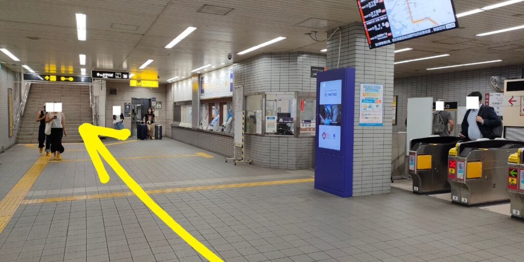 【京阪の北浜駅】タクシー乗り場への行き方